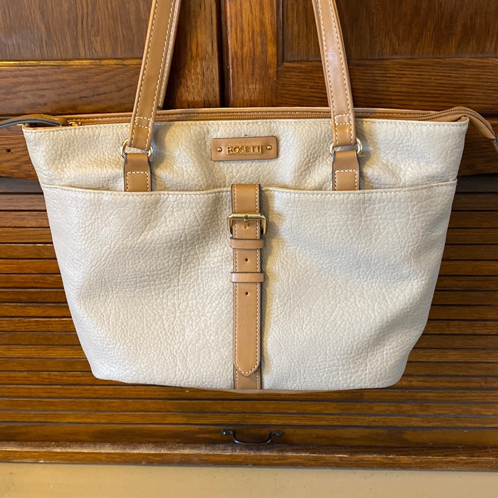 Rosetti Khaki and Tan Shoulder Bag